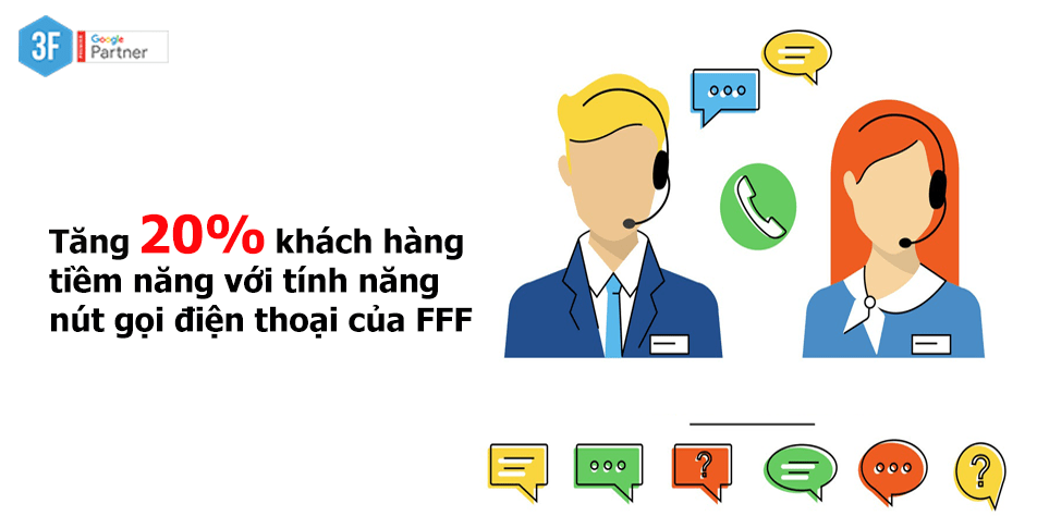 Tăng 20% khách hàng tiềm năng với tính năng nút gọi điện thoại của FFF